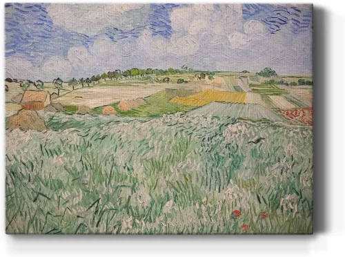 Vista 28 de Renditions Gallery Vincent Van Gogh Impreso Flores de almendra, famosa reproducción de pintura, lienzo de alta calidad envuelto en galería, listo