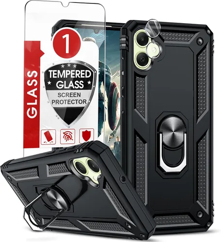 Vista 16 de LeYi para Samsung Galaxy A03S Funda de teléfono, Funda Samsung AO3S con [Paquete de 2] Protector de pantalla, [Calidad militar] Funda protectora
