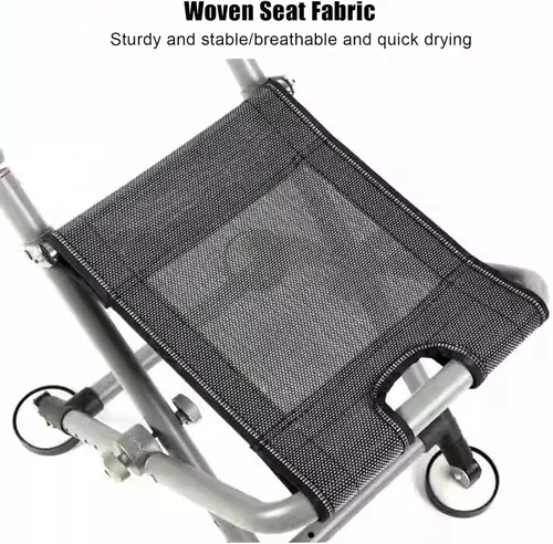 Vista 3 de Folding Fishing Chair with Adjustable Backrest and Backpack, Portable Heavy-Duty Outdoor Chair for Uneven Ground