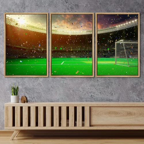 Vista 456 de wall26 Lienzo enmarcado para pared, juego de arte de primer plano, detalles de costuras de béisbol, atletas deportivos, fotografía, moderno