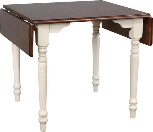 Vista 6 de Sunset Trading Andrews - Juego de comedor rectangular de 3 piezas de 48 pulgadas, sillas Windsor totalmente montadas, asientos para mesa de 2,4