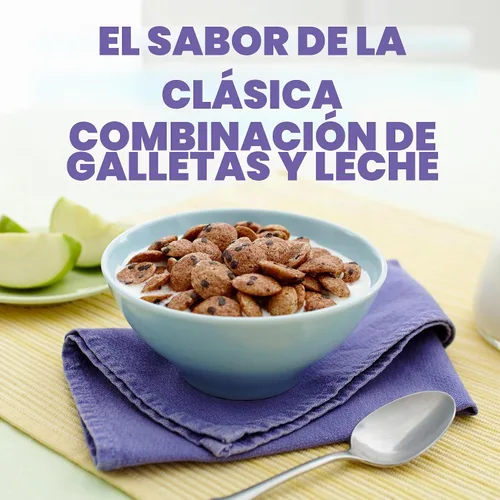 Vista 8 de Cereal para el Desayuno Cookie Crisp, Sabor a Galleta con Trocitos de Chocolate, Hecho con Grano Integral, 10.6 oz