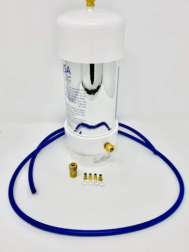 Vista 2 de Sistema de filtro de agua de 5 etapas para debajo del fregadero (25,000 galones clasificados), repuesto NSA 100S y 100X fabricado en Estados Unidos