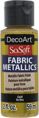 Vista 6 de DecoArt SoSoft - Pintura acrílica metálica de tela, 2 onzas, esmeralda