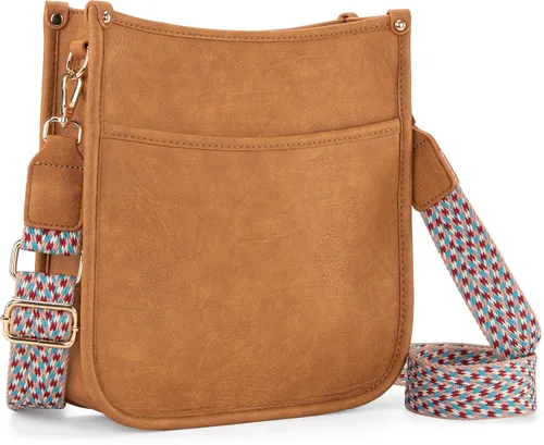 Vista 8 de Montana West Bolsos cruzados para mujer, bolsos de hombro tipo cubo