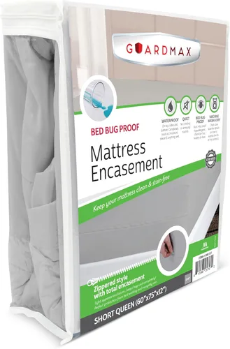 Vista 57 de Protector de colchón Guardmax con cremallera funda contra insectos para cama 100% impermeable suave, hipoalergénico y transpirable