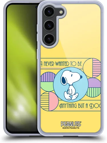 Vista 185 de Head Case Designs Snoopy Deco Dreams - Funda de gel con licencia oficial de Peanuts Blue Pattern [protección de grado militar] compatible con Google