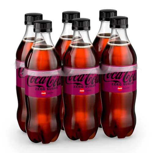 Vista 10 de Coca-Cola Cherry Coke Zero Sugar 16.9 fl oz Paquete de 12