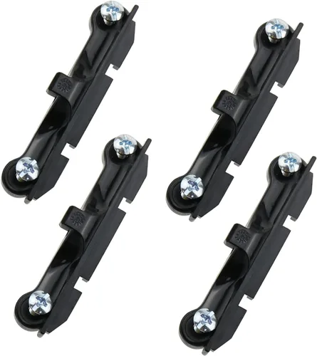 Vista 2 de Soporte de ventilador de CPU de 4 piezas con 8 tornillos de montaje para enchufe AM4, negro