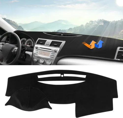 Vista 106 de Autorder Alfombrilla de cubierta de tablero para Toyota 4Runner 2003 2004 2005 2006 2007 2008 2009 Accesorios Cubierta de tablero de terciopelo