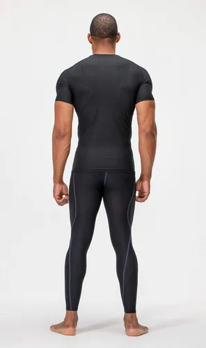 Vista 7 de Devops - Camisetas de compresión para hombre (2 3 unidades), manga corta, camiseta base para entrenamiento