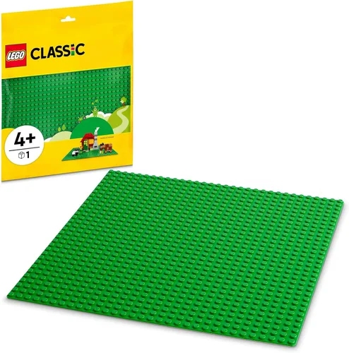 Vista 3 de Lego Classic Set: 10698 Caja de bloques de construcción grande, placas de construcción verdes y azules, placa de construcción blanca y 30403