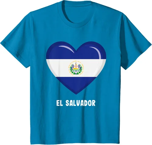 Vista 56 de Camiseta Bandera de El Salvador Camiseta salvadoreña