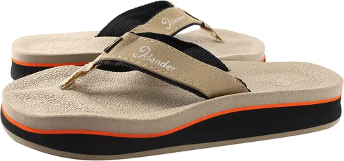 Vista 7 de Islander Sandalias Nomad para hombres y mujeres Sandalias de goma ergonómicas con soporte de arco y amortiguación suave pantuflas casuales
