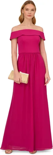 Vista 4 de Adrianna Papell Vestido de gasa crepé para mujer