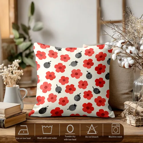 Vista 92 de Batmerry Autumn Pumpkin Templeton Throw Pillow Covers, Green Leaves Paths Forests Decorative Pillow Covers Digital Printing Blended for Couch Sofa