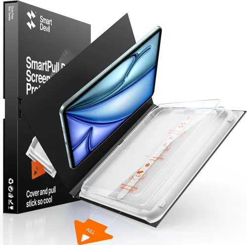 Vista 14 de SMARTDEVIL Protector de pantalla para iPad Air 5ª/4ª de 10.9 pulgadas (2022/2020), iPad Pro de 11 pulgadas (2022/2021/2020/2018) con marco de fácil