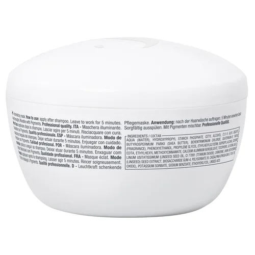Vista 2 de Alfaparf Milano Semi Di Lino Diamond Illuminating Hair Mask - Acondicionador profundo seguro para el color para cabello teñido – Añade brillo