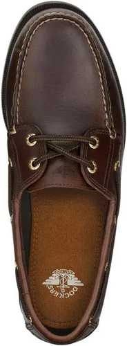 Vista 2 de Dockers Vargas zapatos mocasines de cuero cosidos a mano para hombre