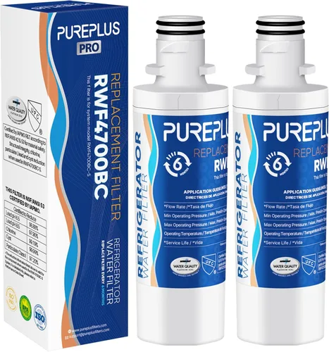 Vista 10 de PUREPLUS ADQ747935 Certificado NSF 53&42 Repuesto para LT1000P LT1000 Kenmore Elite 9980 LT1000PC, MDJ64844601 ADQ74793501, LMXS28626S, LFXS26973S