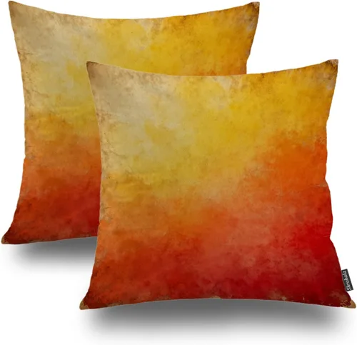 Vista 67 de Shrahala Juego de 2 fundas de almohada de mandala de color beige para exteriores, cuadradas, mandala, para interiores, de lino resistente al agua