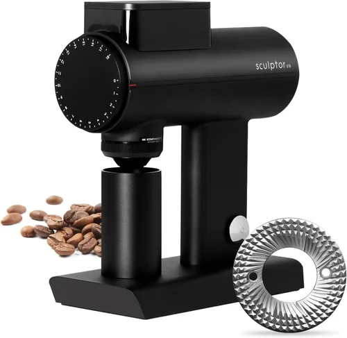 Vista 10 de TIMEMORE Sculptor 064S Molinillo de Granos de Café con Fresas Planas, Molinillo Eléctrico para Espresso con Ajuste de Grosor Sin Escalones, Adecuado