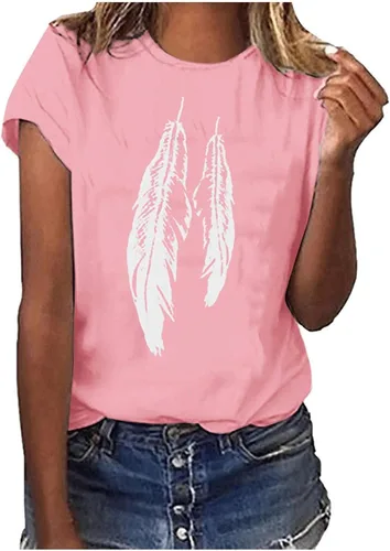 Vista 111 de Camiseta con estampado de animales para mujer, camiseta de libélula divertida, linda camiseta de manga corta, blusa de primavera 2023, camisas