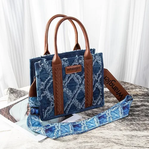 Vista 2 de Wrangler Aztec - Bolso tote para mujer, estilo bohemio, bolsos de hombro y bolsos occidentales