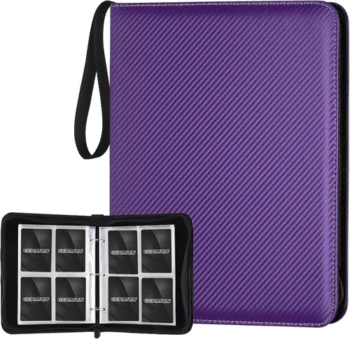 Vista 27 de GERMUN Carpeta de tarjetas coleccionables con 12 bolsillos, 720 bolsillos, carpeta de colección de tarjetas, carpeta de álbum de tarjetas para MTG