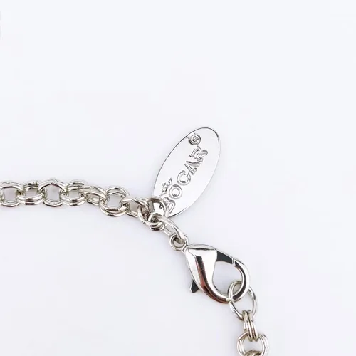 Vista 5 de Bocar - Collar de 2 capas con cuentas de cristal para mujer, joyería de moda