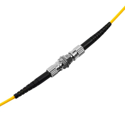 Vista 5 de Paquete de 10 acopladores de fibra óptica ST Cable de fibra óptica Conector de barril ST a ST Acoplador de fibra óptica Simplex Monomodo