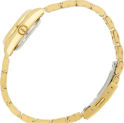 Vista 3 de SEIKO Reloj automático de acero inoxidable para mujer SYMA38K 5 con esfera dorada, Blanco, Vestido