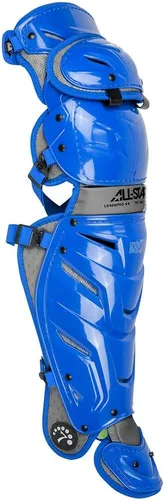 Vista 25 de All-Star Adult System 7 - Protector de piernas, recortado gris, corto de 15.5 pulgadas de longitud