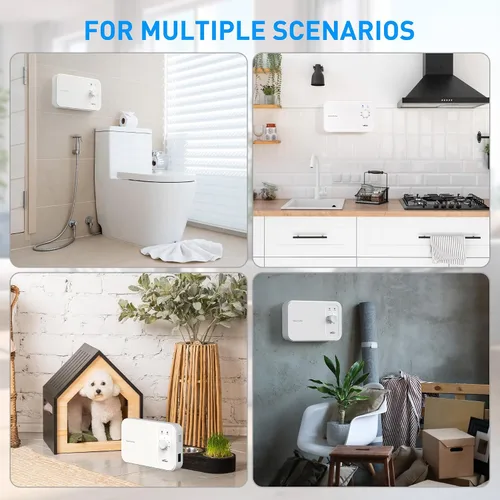Vista 6 de Máquina multiusos de ozono de 800 mg/h,Burbujero de ozono para purificar agua y aire,Ozonador de agua portátil para alimentos F&V Home Hunting Cold