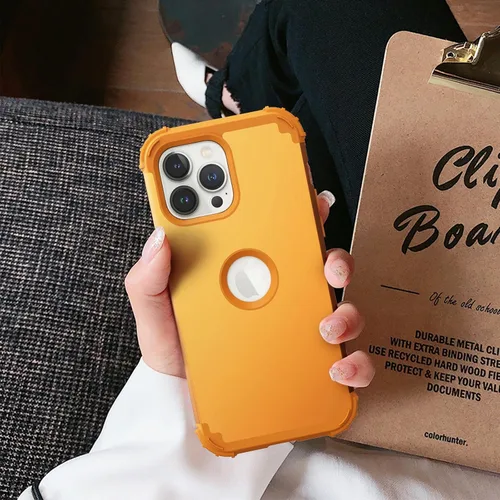 Vista 4 de IDweel Funda para iPhone 14 Pro Max, para iPhone 14 Pro Max con protector de pantalla para mujer, 3 en 1, a prueba de golpes, ajuste delgado, Reloj