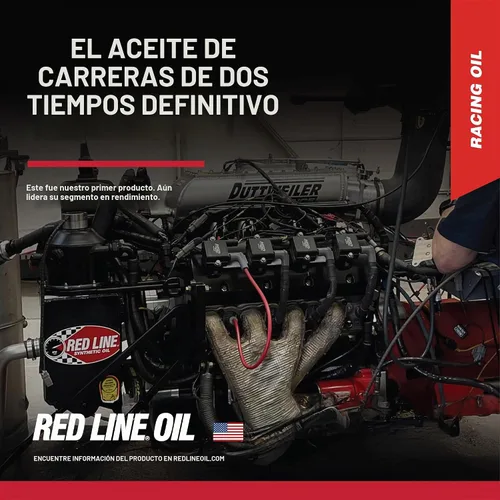 Vista 4 de Red Line 40603 Aceite de dos tiempos sintético Racing - 16 onzas