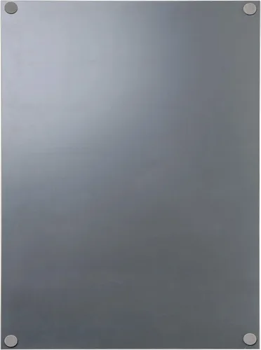 Vista 2 de Red Co. Espejo decorativo grande para colgar en la pared con borde biselado sin marco de 9 x 12 pulgadas, rectangular