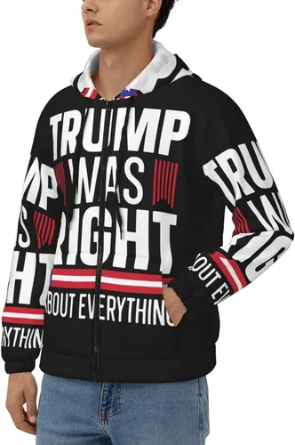 Vista 3 de KADEUX Trump Was Right About Everything - Sudadera con capucha para hombre y mujer