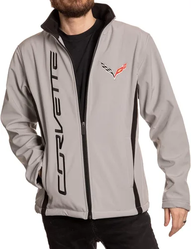 Vista 4 de GM Bonded - Chaqueta de poliéster para todas las estaciones, Chevrolet, Corvette, Camaro, Silverado, unisex para hombres y mujeres