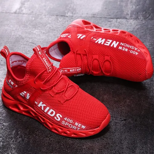 Vista 4 de Daclay Zapatos para correr para niños y niñas, de primaria, para estudiantes de primavera y otoño, zapatos casuales para deportes