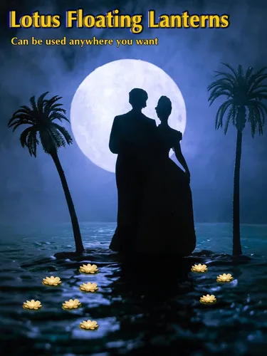 Vista 3 de Hortsun 9 luces flotantes de loto con pilas, almohadillas de lirio, flores de piscina, velas flotantes, decoración de plantas de estanque