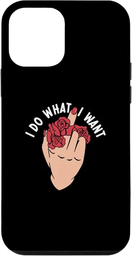 Vista 16 de I Do What I Want Middle Finger Flowers Women Case for iPhone 16