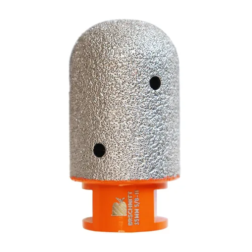 Vista 9 de Broca biseladora de diamante, brocas de diamante BRSCHNITT de 1 3/4 pulgadas con rosca de 5/8-11 para agrandar, pulir y biselar los agujeros exsit