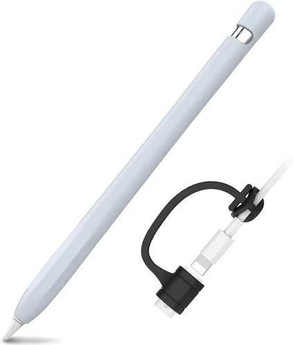 Vista 17 de AhaStyle Funda protectora de silicona antideslizante [kit de correas de adaptador de cable añadido] compatible con iPad Pencil de 1ª