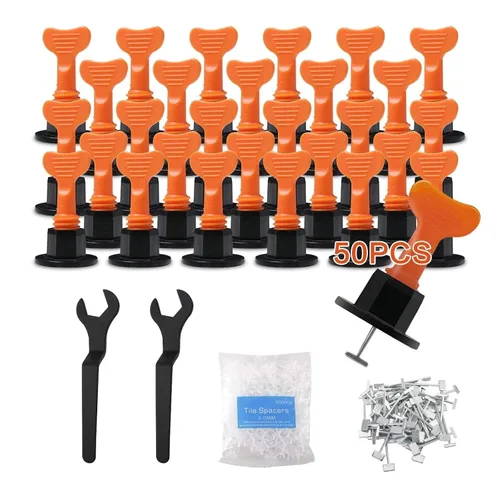 Vista 8 de 100pcs 1.5mm Replacement T-pin Steel pins, Suitable for Floor and wall Tile Leveling Systems, Ceramic Construction Tools(Agujas de Acero T-Pins-100