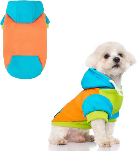 Vista 12 de BEAUTYZOO Sudaderas con capucha para perros, para perros pequeños, medianos y grandes, niñas y niños - Calidad premium, ultra suave, ajuste cómodo