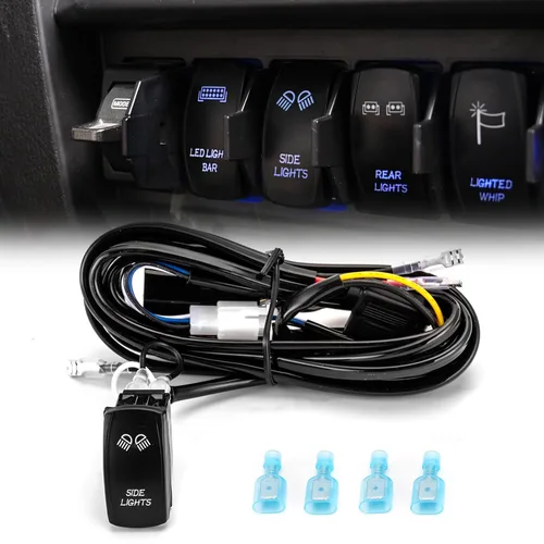 Vista 11 de WeiSen - Kit de arnés de cableado de barra de luz de 300 W para Polaris RZR Ranger General