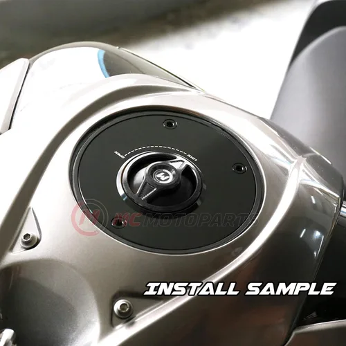 Vista 5 de Tapa de combustible de gas de liberación rápida CNC REVO negra compatible con GSX-R 600 97-03 GSX-R 750 96-03 GSX-R 1000 01-02 V Strom 650 1000