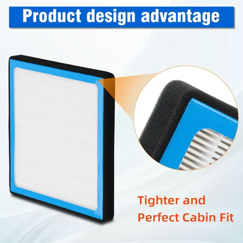 Vista 5 de Filtro de aire de cabina 6040C CF11183 con carbón activado de cáscara de nuez compatible con Jeep Grand Cherokee 2011-2021 Dodge Duranco 2011-2023