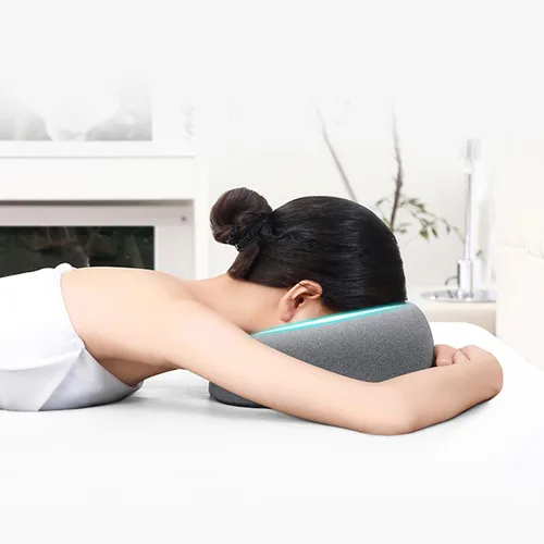 Vista 8 de Almohada boca abajo después de cirugía ocular Comfort Support Home Massage Pillow Diseño ergonómico Vitrectomía Retinal Recuperación Almohada Gris